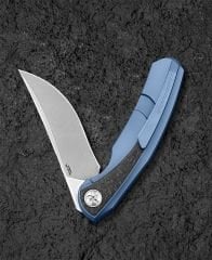 BESTECH SAMBAC BT2402D Titanyum Mermer Karbon Fiber Kakmalı Sap Magnacut Çelik Çakı