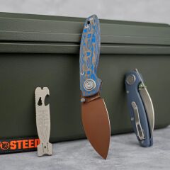 Vosteed Shilin Cutter® - Vanchor Lock® ( 154CM Çelik ve Micarta Sap Çakı ) - A2811
