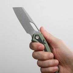 Vosteed Kroc - Top Liner Lock ( S35VN Çelik ve Alüminyum & Karbon Fiber Sap Çakı ) - A1803