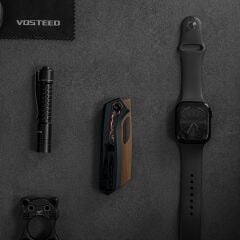 Vosteed Kroc - Top Liner Lock ( S35VN Çelik ve Alüminyum & G10 Sap Çakı ) - A1802