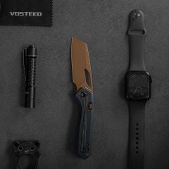 Vosteed Kroc - Top Liner Lock ( S35VN Çelik ve Alüminyum & G10 Sap Çakı ) - A1802