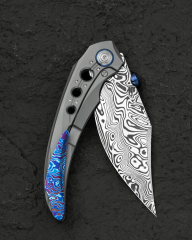 BESTECH RAZON BT2406E Damasteel Titanyum Sap Çakı