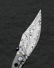 BESTECH RAZON BT2406E Damasteel Titanyum Sap Çakı