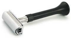 PUMA Safety Razor 4Shave With black FLEX_Handle made of Silicone