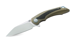 BESTECH PTERODACTYL BT1801C 3,54'' CPM-S35VN Bıçak 6AL4V Titanyum, Karbon Fiber Kaplamalı Sap