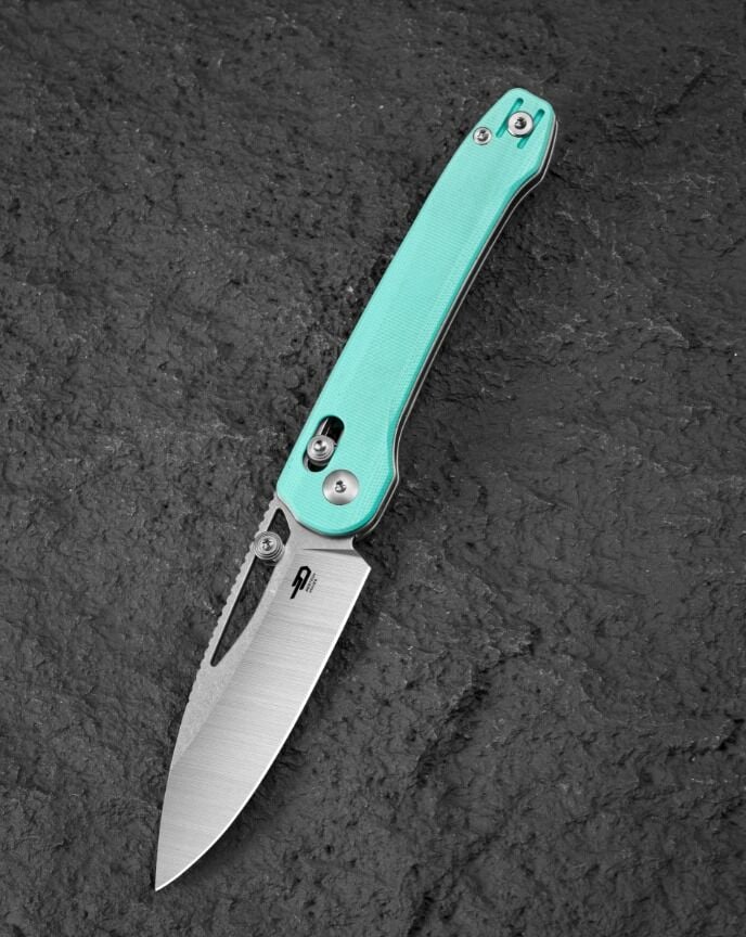 BESTECH COBBER Açık Mavi G10 Sap 14C28N Çelik Çakı - BG68B
