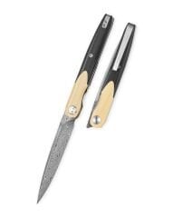 BESTECHMAN LANZA G10 Sap Damascus Çelik Çakı - BMK14-D-2