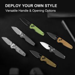 Kizer Parakeet | Alüminyum Sap | Nitro V Çelik Mini Çakı | V2706A5