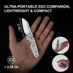 Kizer Parakeet | Akrilik Sap | Nitro V Çelik Mini Çakı | V2706A2