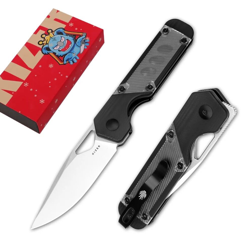 Kizer Mini Militaw® | G10 + Akrilik Sap | Nitro V Çelik Çakı | V3634SA3