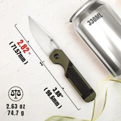 Kizer Mini Militaw | G10 Sap | Nitro V Çelik Çakı | V3634SA6