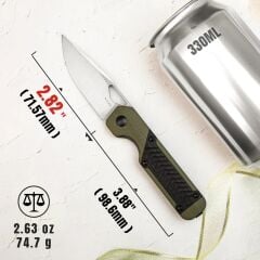 Kizer Mini Militaw | G10 Sap | Nitro V Çelik Çakı | V3634SA6