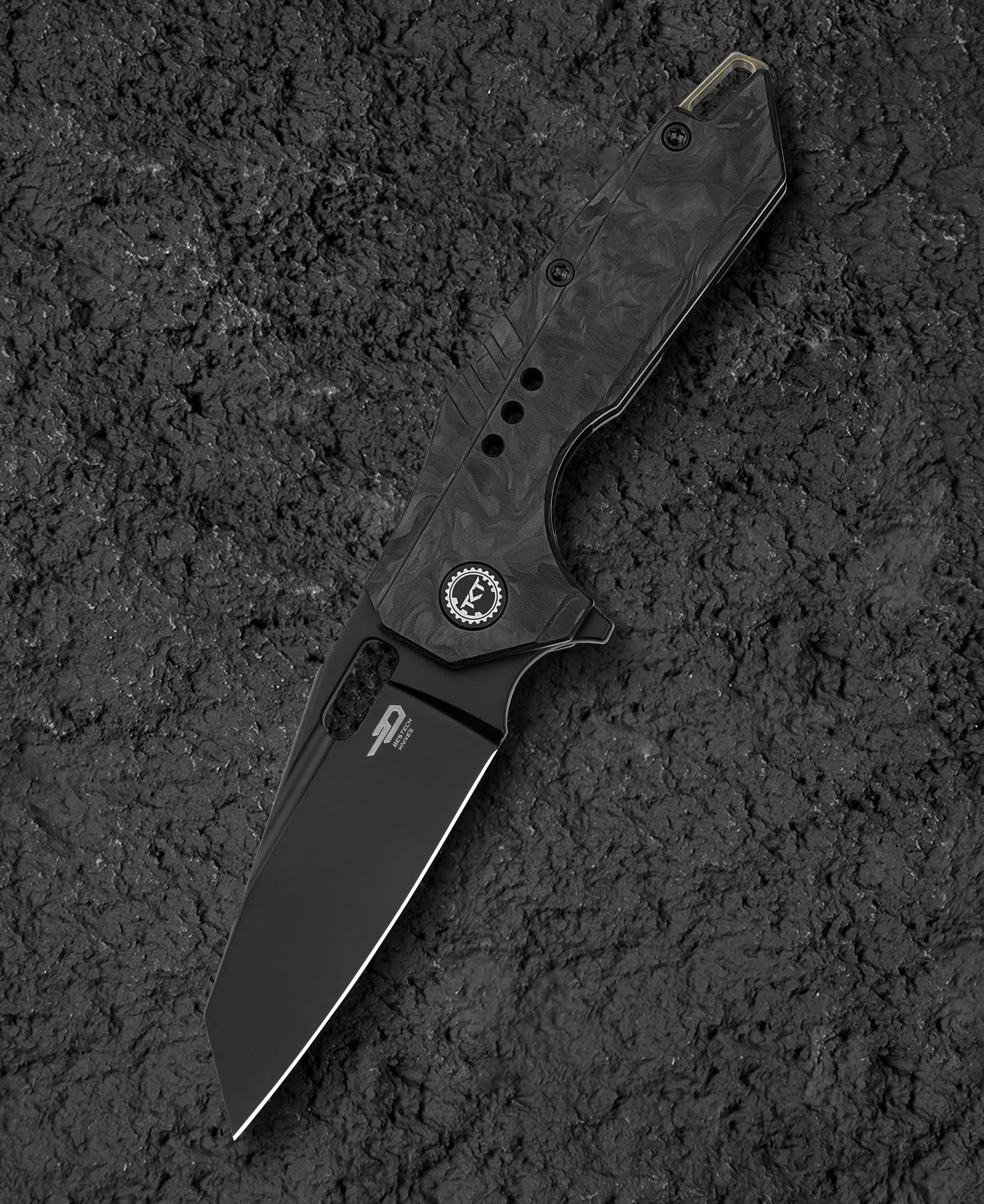 BESTECH NYXIE 3 BT2308D 2.99'' S35VN Blade Mermer Karbon Fiber Titanyum Sap