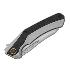 Kizer Draca | Alüminyum + Karbon Fiber Sap | S45VN Çelik Çakı | Ki4751A1