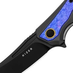 Kizer Draca | Alüminyum + Kristalize Titanyum Sap | S45VN Çelik Çakı | Ki4751A2