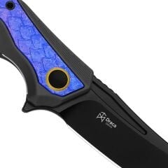 Kizer Draca | Alüminyum + Kristalize Titanyum Sap | S45VN Çelik Çakı | Ki4751A2