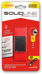 Solidline 850mAh Şarj Edilebilir Batarya