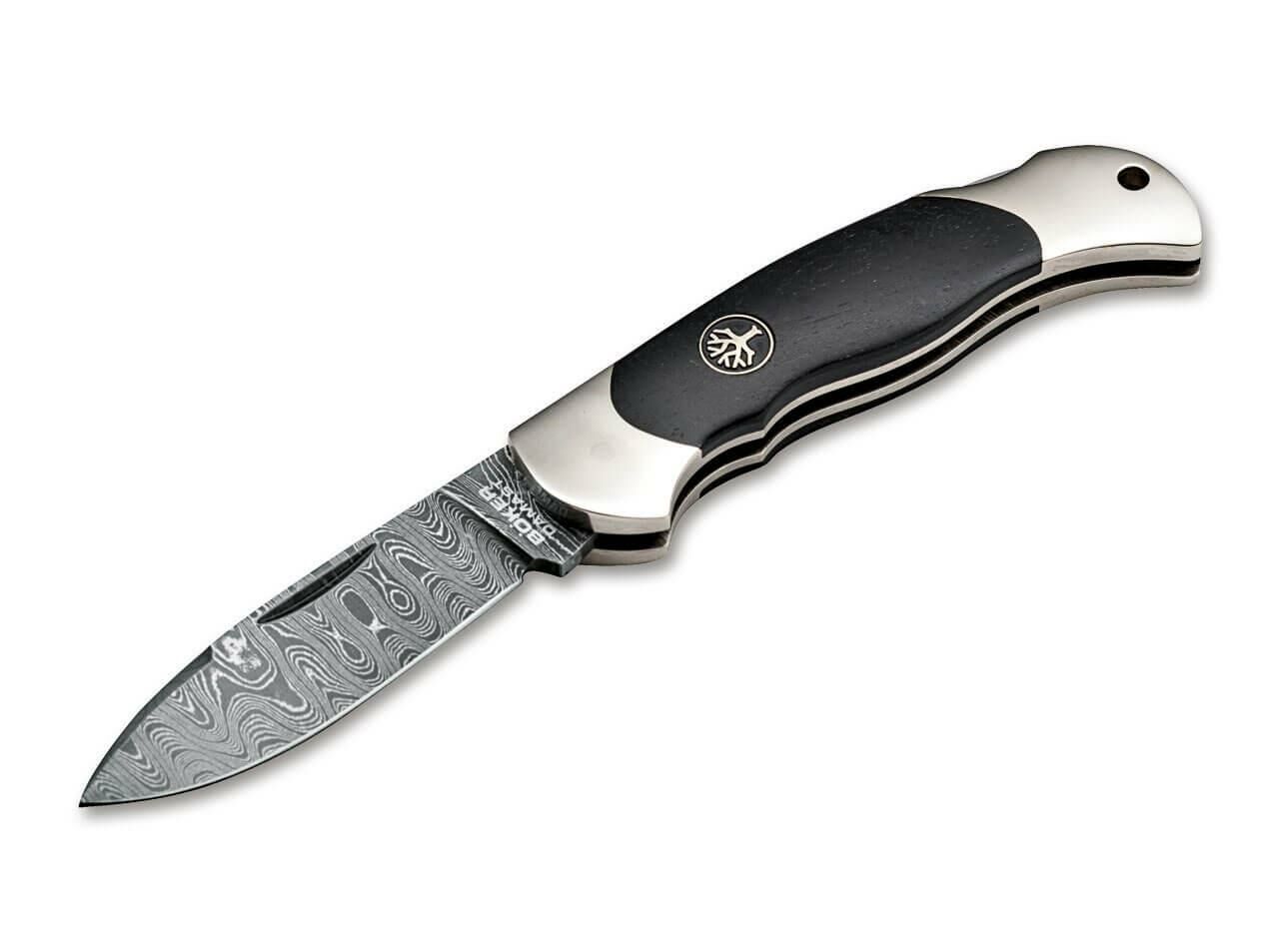 Böker Manufaktur Junior Scout Spearpoint Hornbeam Damascus  Çakı