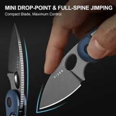 Kizer Microbe™ | Alüminyum Sap | 14C28N Çelik Mini Çakı | V2742A1