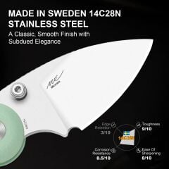 Kizer Microbe™ | Kizer Button Liner Lock™ | 14C28N | G10 | KizerV™ 2742A4