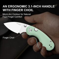 Kizer Microbe™ | G10 Sap | 14C28N Çelik Mini Çakı | V2742A4