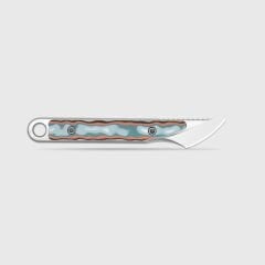 Kizer Cannoli | Kizer Fixed Blade | Vortex Pattern Micarta | AUS-10 | KizerV™ 1089A1