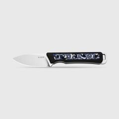 Kizer Whiskey Jack | Girdap Desenli G10 Sap | AEB-L Çelik Bıçak | 1108A6