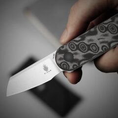 Kizer Mini Bay | Mikarta Sap | 14C28N Çelik Mini Çakı | V2583A6