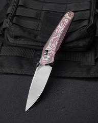 BESTECH MOTHUS BT2206D Titanyum Sap M390 Çelik Çakı