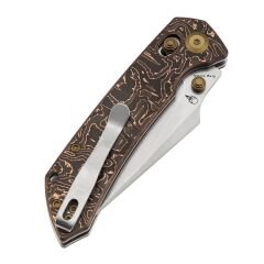 KANSEPT Fenrir | Bakır Karbon Fiber Sap | CPM S35VN Çelik Çakı | K1034V3