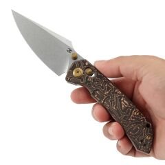 KANSEPT Fenrir | Bakır Karbon Fiber Sap | CPM S35VN Çelik Çakı | K1034V3