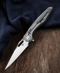 BESTECH MALWARE BT1902C-L Titanyum + Karbon Fiber Sap: 3,86'' S35VN Blade