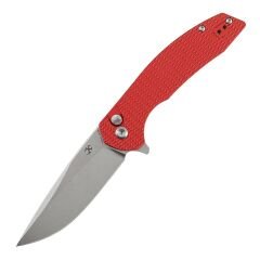 Kansept Accipiter | Elmas Dokulu Kırmızı Eloksallı Alüminyum Sap | 14C28N Çelik Çakı | T1007F3