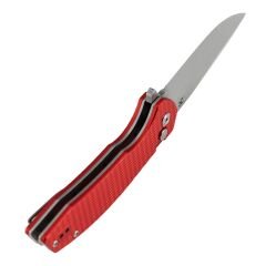 Kansept Accipiter | Elmas Dokulu Kırmızı Eloksallı Alüminyum Sap | 14C28N Çelik Çakı | T1007F3