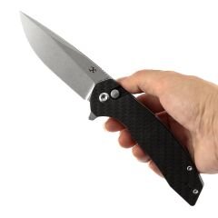 Kansept Accipiter | Fitilli Karbon Fiber ve G10 Sap | 14C28N Çelik Çakı | T1007F2