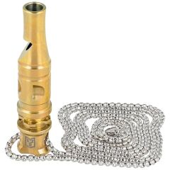 Bestechman Whistle | Altın Titanyum Sinyal Düdüğü | Zincirli | BM02C