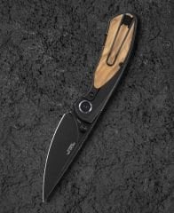 BESTECH LITO BT2307C Titanyum+Zeytin Ağacı Kakma Sap M390 Çelik Çakı