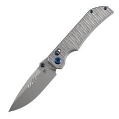 KANSEPT Eaglestrike | Kum Püskürtmeli Titanyum, Elmas Desenli Sap | CPM S35VN Çelik Çakı | K1095V4