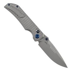 KANSEPT Eaglestrike | Kum Püskürtmeli Titanyum, Elmas Desenli Sap | CPM S35VN Çelik Çakı | K1095V4