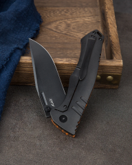 BESTECH KEEN II BT2301F Siyah Turuncu G10+Titanyum Sap S35VN Çakı