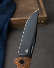 BESTECH KEEN II BT2301F Siyah Turuncu G10+Titanyum Sap S35VN Çakı