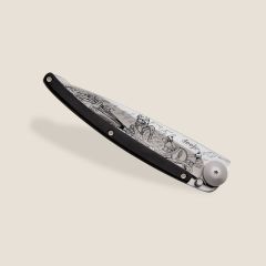Deejo 37g, Ebenholz / Feuerwehrmann Çakı