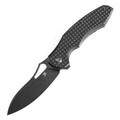 KANSEPT Echis | Titanyum Frag Desen Sap | CPM S35VN Çelik Çakı | K1071A5