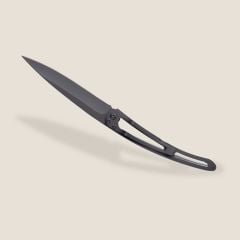 Deejo 37g, Light Grey Aluminium / Quadratic Çakı