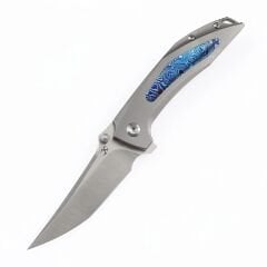 KANSEPT Baku | Titanyum + Timascus Kakma Sap | CPM-S35VN Çelik Çakı | K1056A8