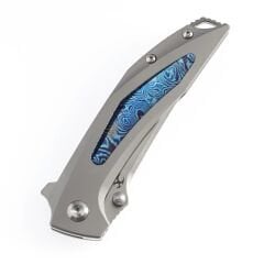 KANSEPT Baku | Titanyum + Timascus Kakma Sap | CPM-S35VN Çelik Çakı | K1056A8