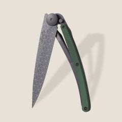 Deejo 37g, Kaki Aluminium / Perspective Çakı