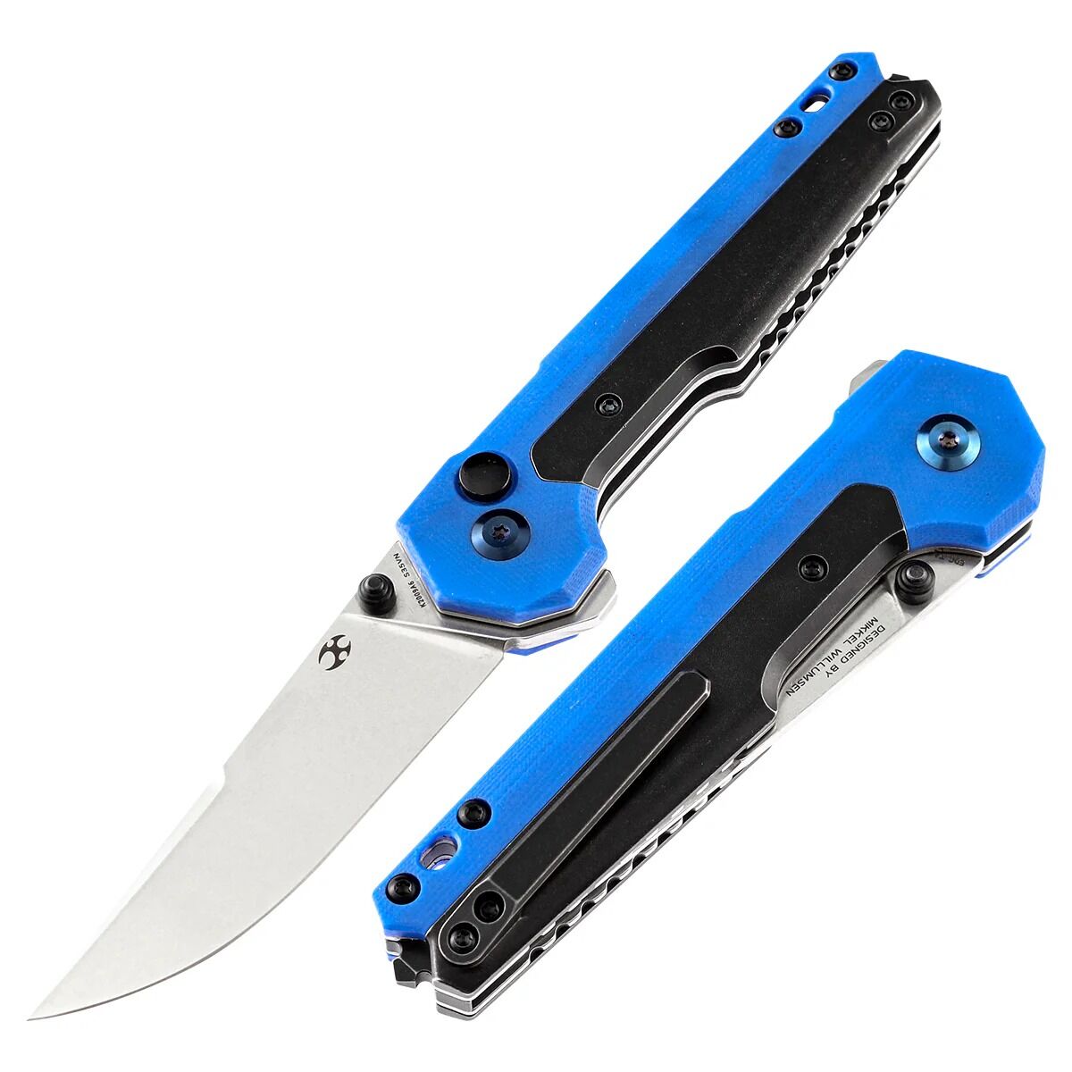 KANSEPT EDC Tac | Mavi G10 + Titanyum Sap | CPM-S35VN Çelik Çakı | K2009A6