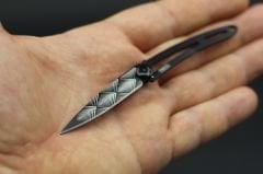 Deejo 15g, Pocket knife, Black Naked, Art Deco Çakı