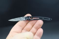 Deejo 15g, Pocket knife, Black Naked, Pacific Ocean, Cable Çakı